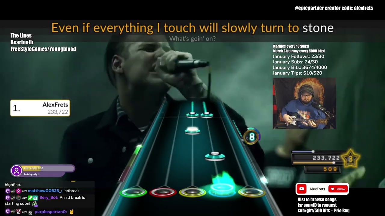 «Линии» от Beartooth ~ Эксперт 100% FC (Герой-клон)