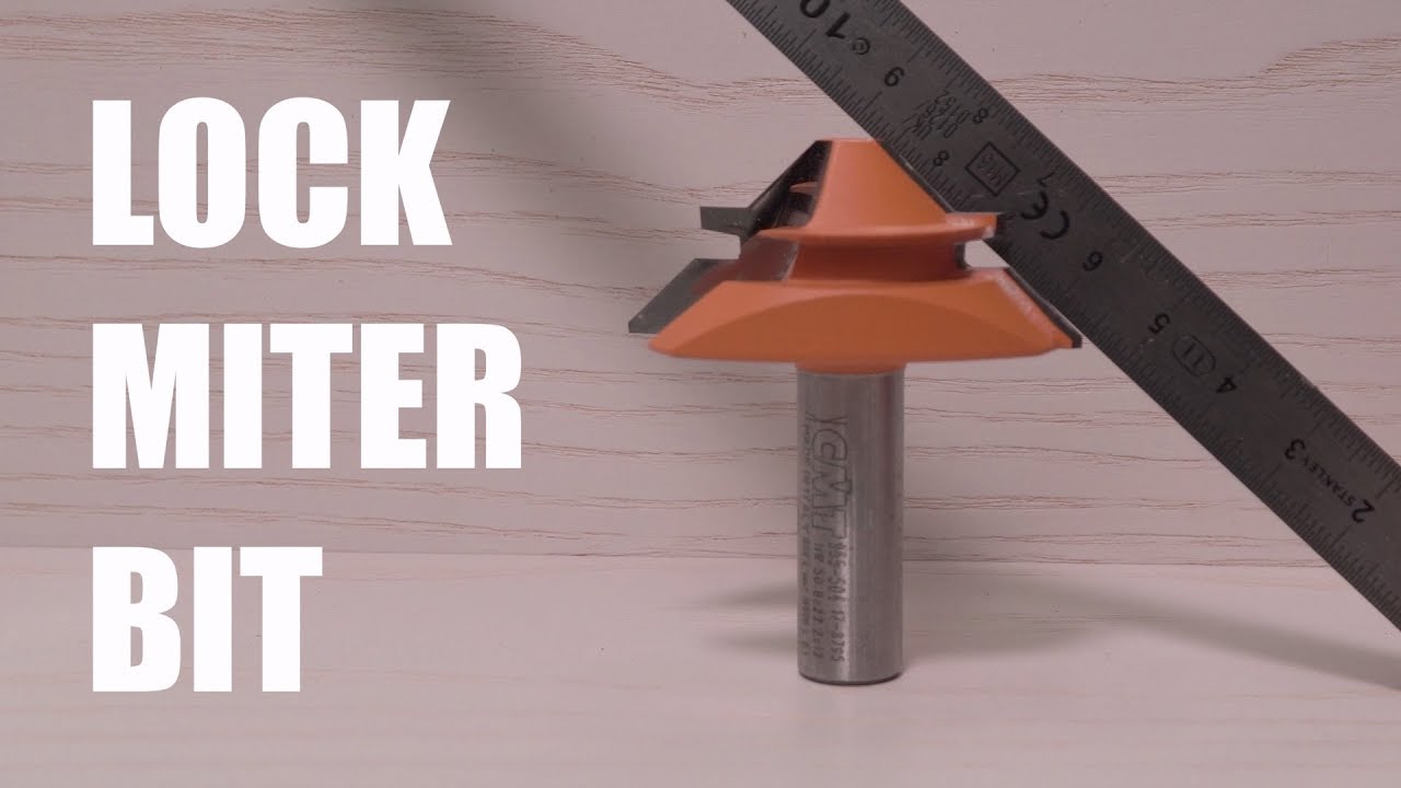FRESA PER UNIONI AD ANGOLO E PIANE - LOCK MITER BIT - Lavorazione del legno - Falegnameria