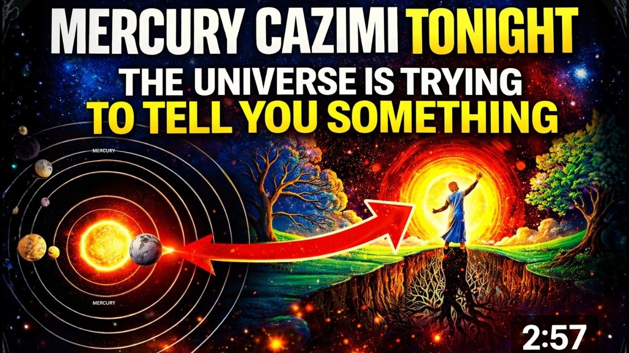 Mercury Cazimi TONIGHT – The Universe Is Trying To Tell You Something