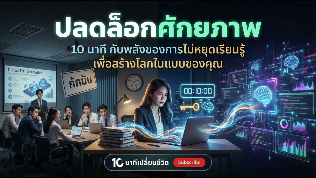 🚀💡 ปลดล็อกศักยภาพ | 10 นาทีกับพลังของการไม่หยุดเรียนรู้เพื่อสร้างโลกในแบบของคุณ |10 นาทีเปลี่ยนชีวิต