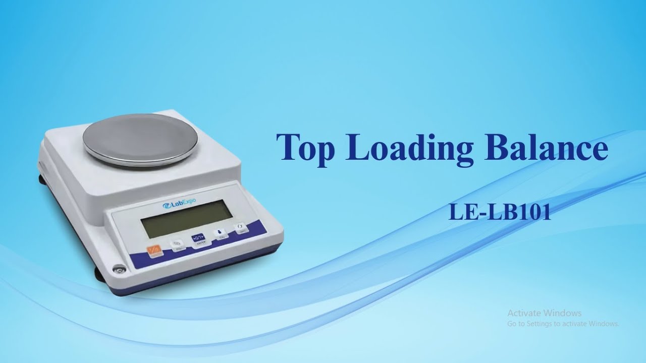 Lab Expo Top Loading Balance LE-LB101 | Fast Stabilization, & Energy-Efficient Design!