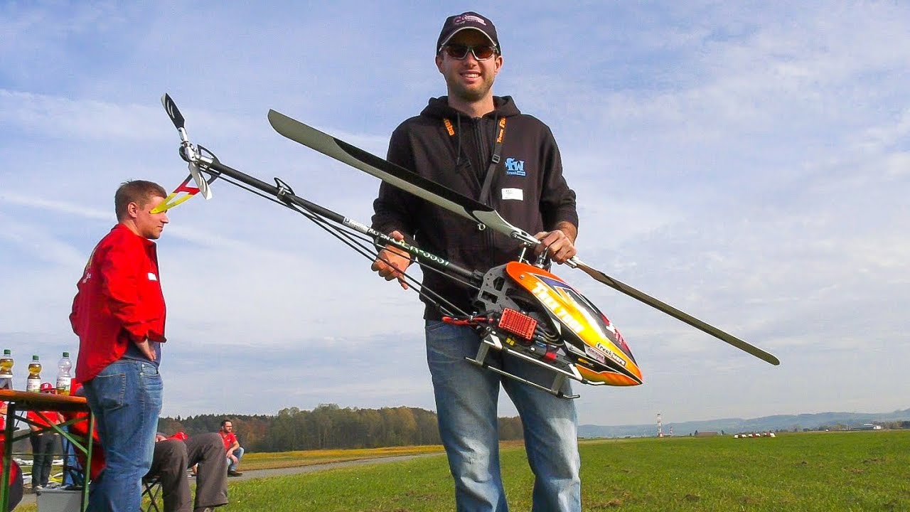 F3N WORLD CHAMPION ERIC WEBER WITH ALIGN T-REX 700 E * 3D RC MODEL HELICOPTER FLIGHT