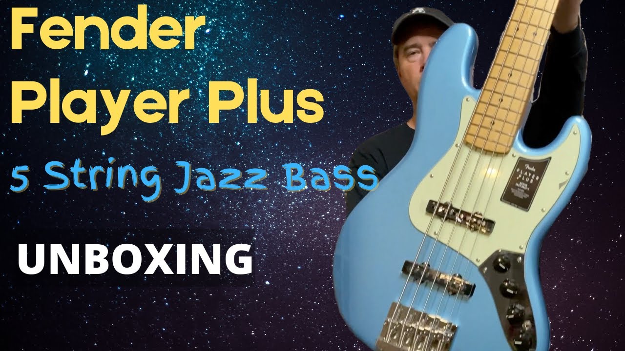 Fender Player Plus 5-струнная джазовая бас-гитара — распаковка
