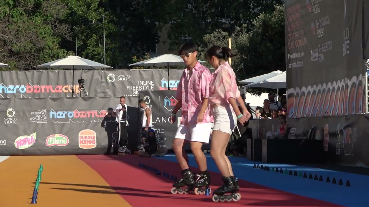 2024 HBC Milan Pair Slalom 7th Place Chiu Yin Hsuan & Chiu Yu Ting ( TWN )