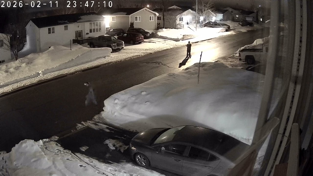 CHECK THE TIMESTAMP OF 11:45PM. TO THE GUY FOLLOWING WITH A SHOVEL, GET A WATCH BY'. IT'S NOT 1AM.