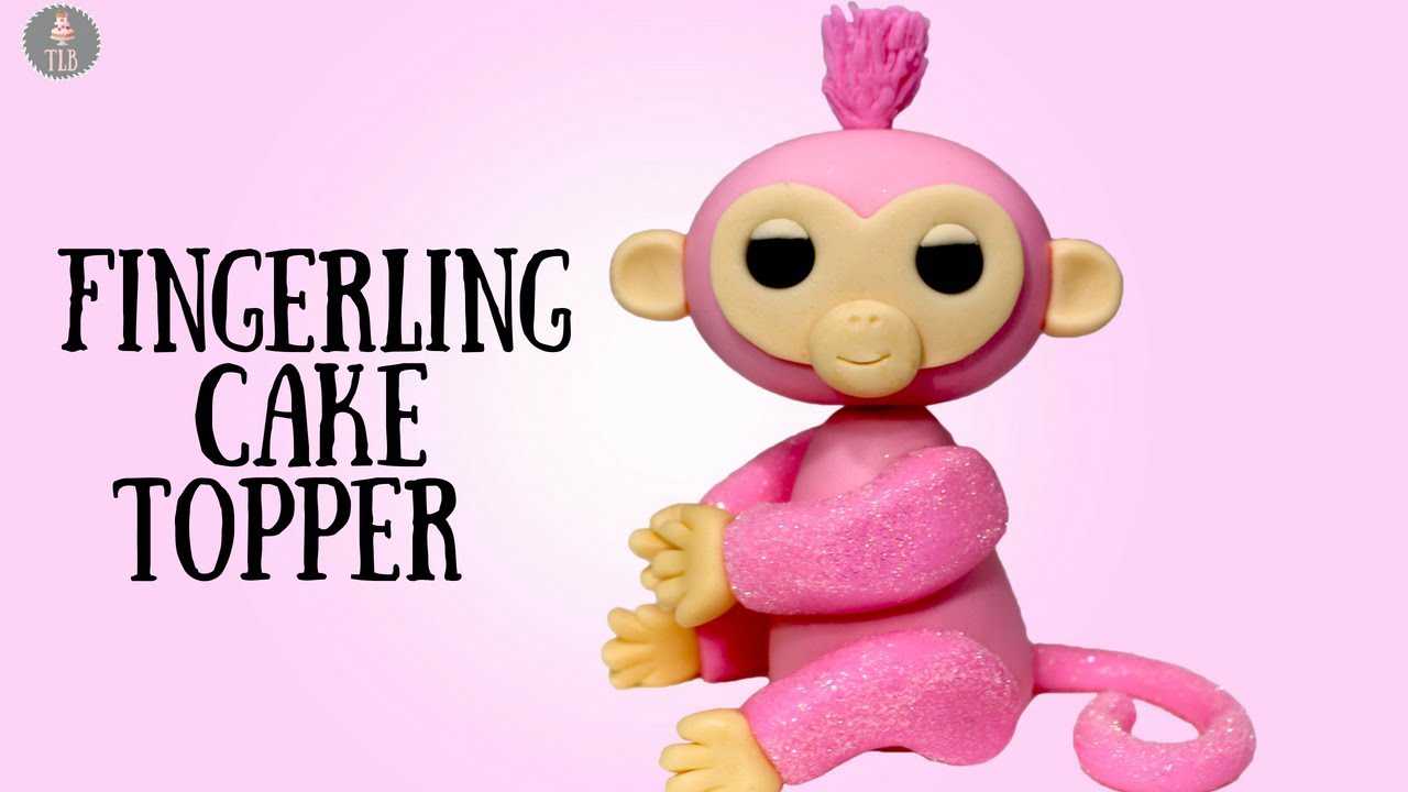 Rose Glittery Fingerling Cake Topper Tutorial!
