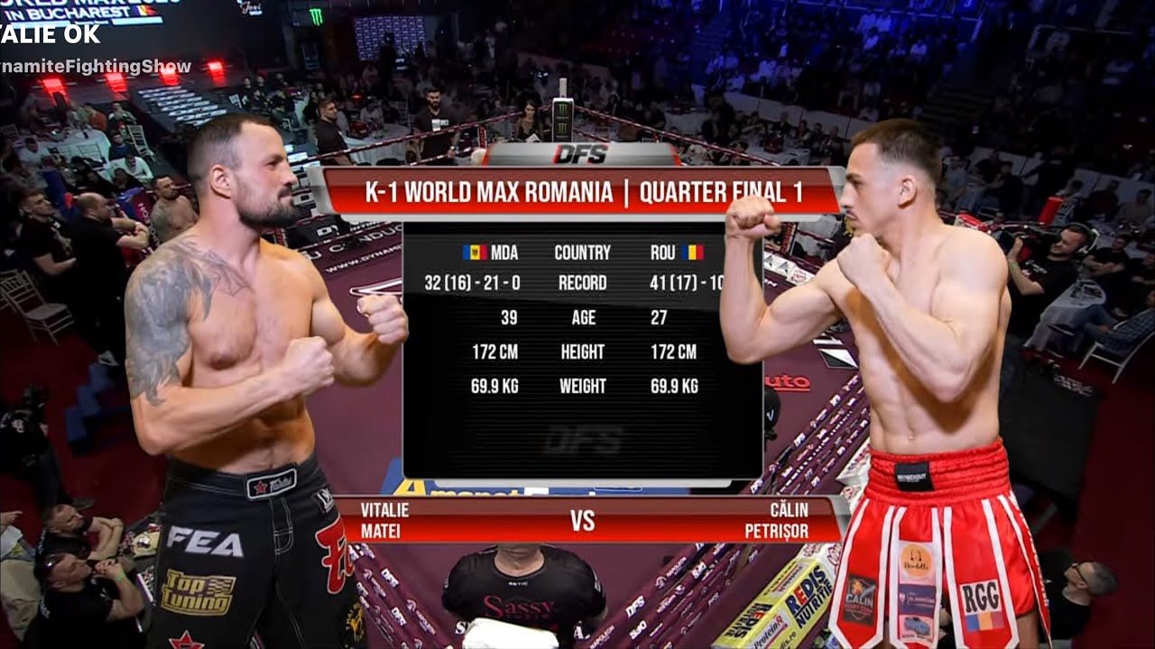 K-1 World Max: Vitalie Matei vs Calin Petrisor