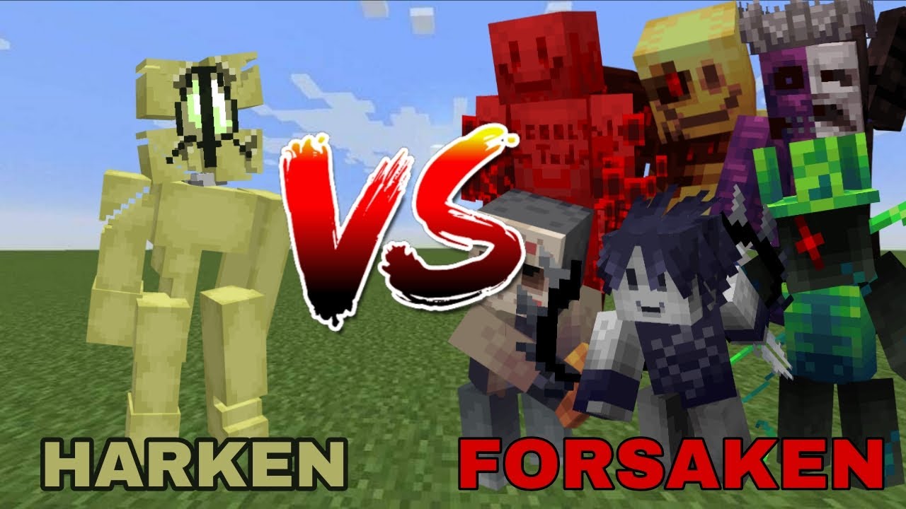 Harken vs Forsaken | Minecraft Mob Battles |