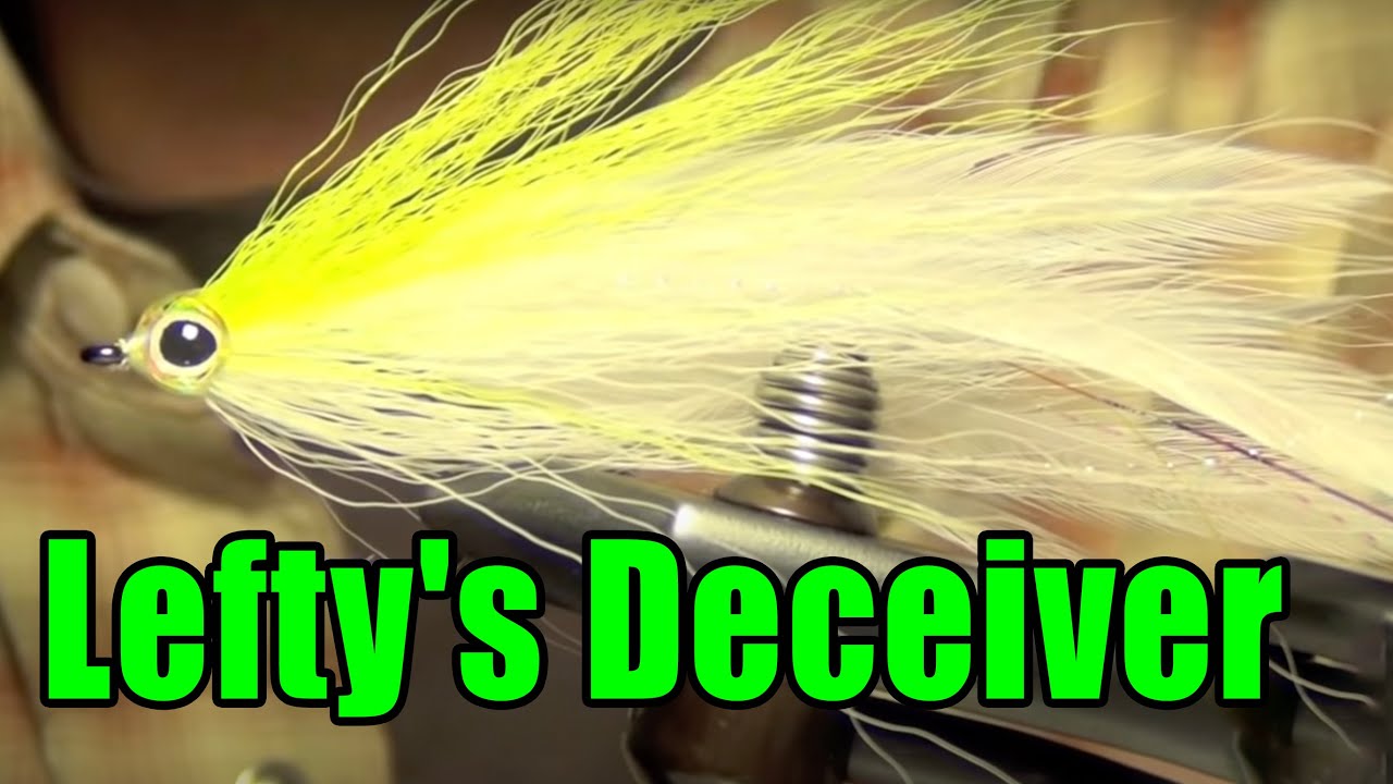 Вязание мушек Lefty's Deceiver — лучший универсальный стример для морской рыбалки — модель мушки ...