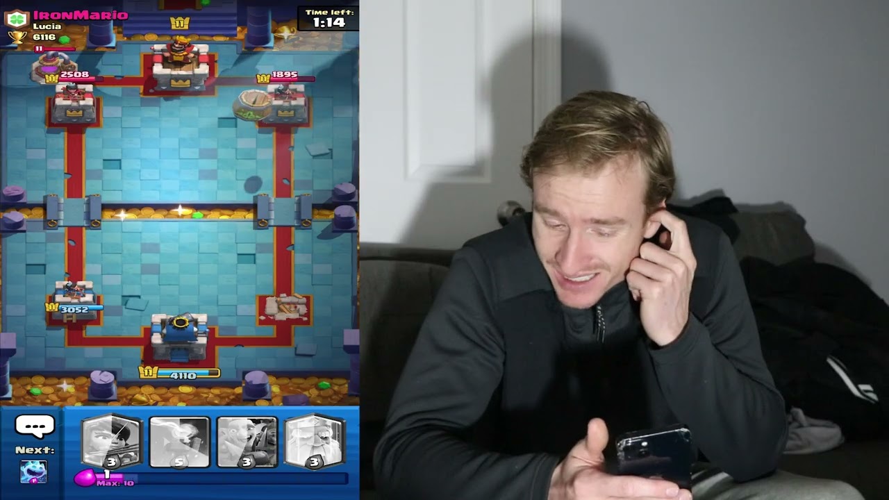 I can't win at clash royale
