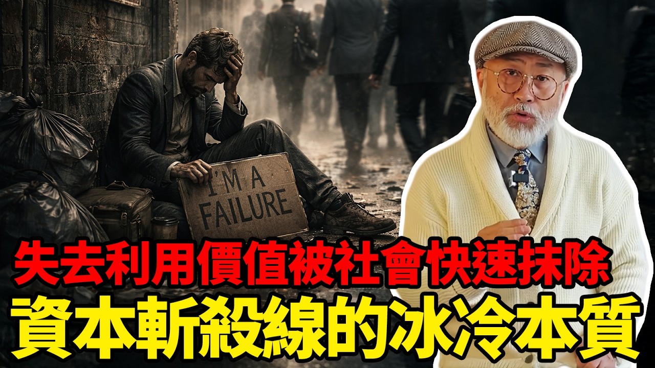 失去利用價值被社會快速抹除，就是資本斬殺線的冰冷本質丨老馬矢途