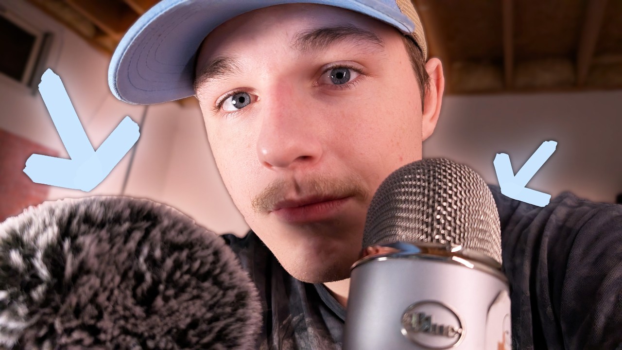 ASMR Fluffy Mic Rubs for Relaxation with Minimal Rambling Good for sleep