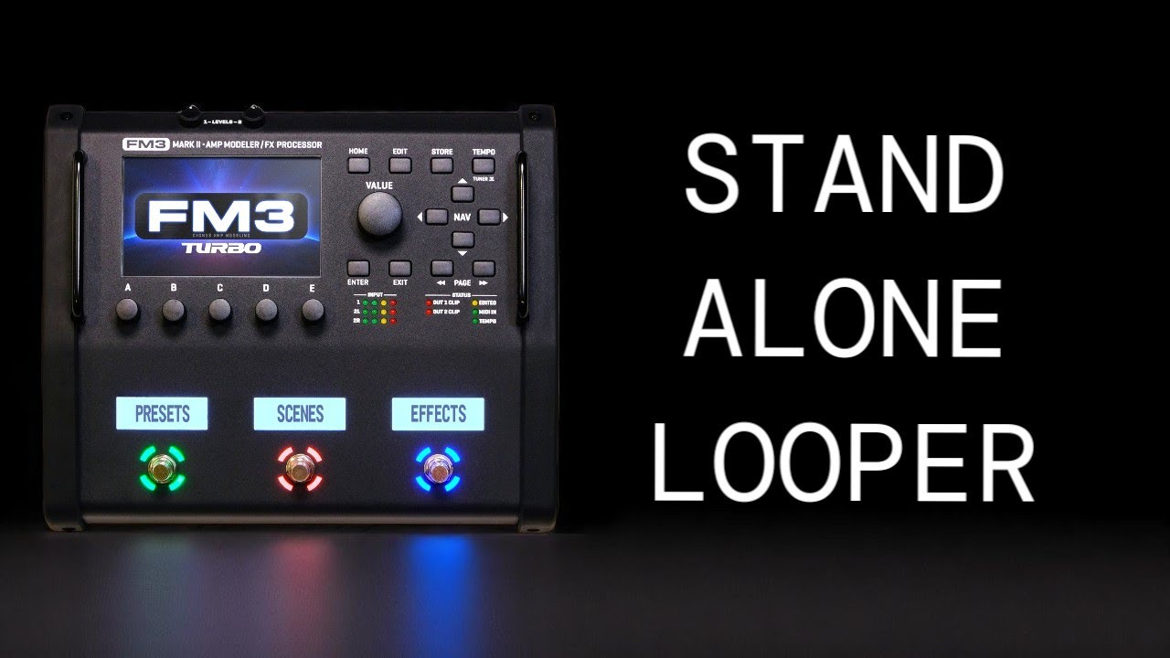 Fractal FM3 as stand alone looper (Boss RC-2 / Ditto etc..)