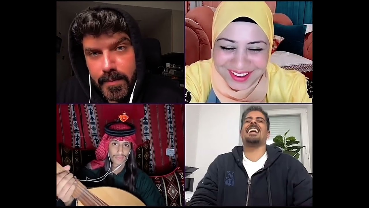 قيست كامل  عمار الكوفي مع فواز الزهراني , ايهاب و ام عمر #ammaralkoofe #عمار_الكوفي ￼