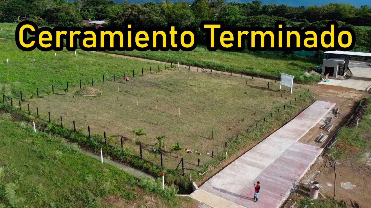 Asi puedes hacer el cerramiento para tu terreno en solo 6 Dias