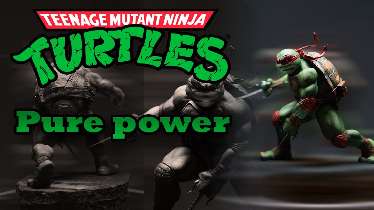 TMNT | I 3D Printed a Raphael Figure & Painted It #TeenageMutantNinjaTurtles #TMNT #NinjaTurtles