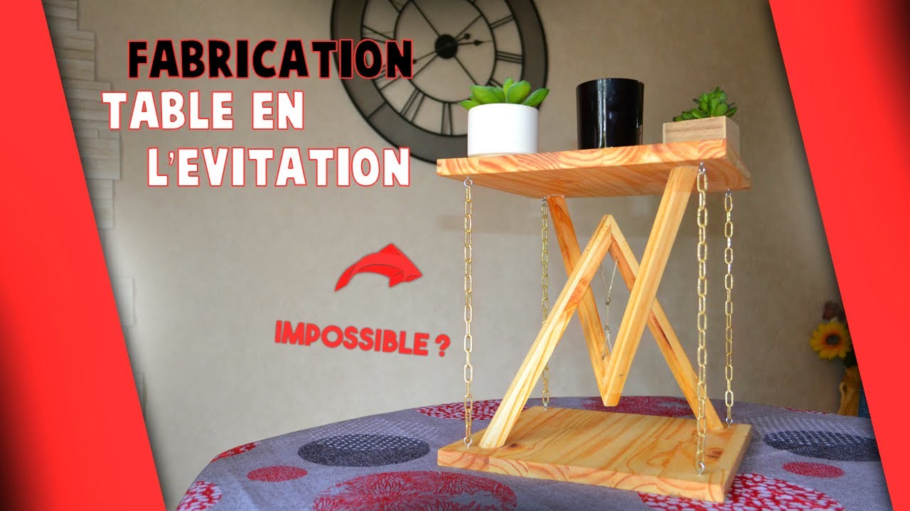 COMMENT FAIRE UNE TABLE TENSÉGRITÉ? (IMPOSSIBLE?!?)