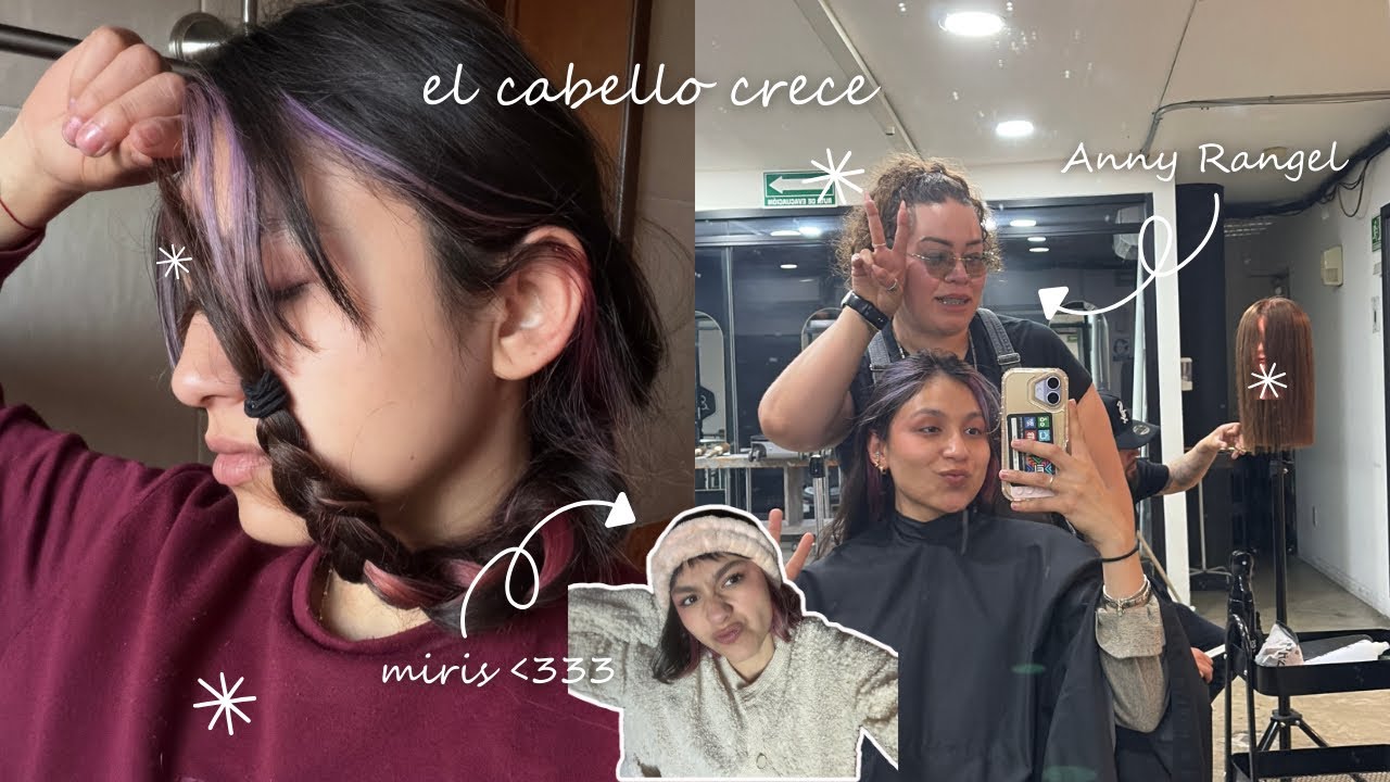 me quise cambiar el look y se los grabé. vlog corto Mirna Moroder