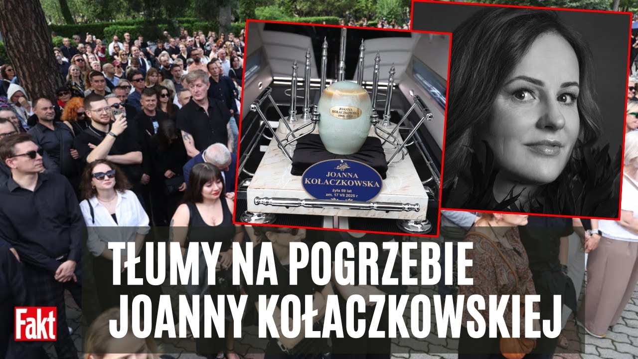 OSTATNIE POŻEGNANIE JOANNY KOŁACZKOWSKIEJ. NA POGRZEB ARTYSTKI PRZYSZŁY TŁUMY | Fakt