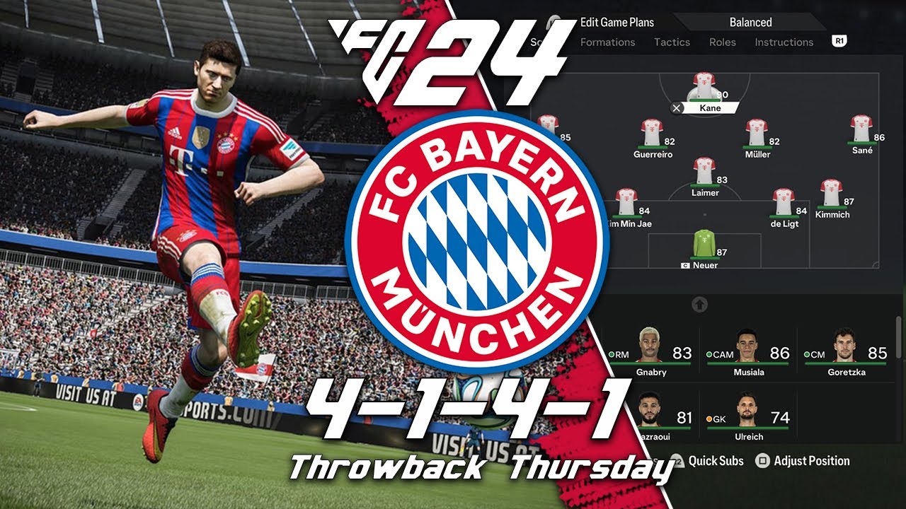 Pep Guardiola's Bayern Munich Tactics Recreated | EA FC 24