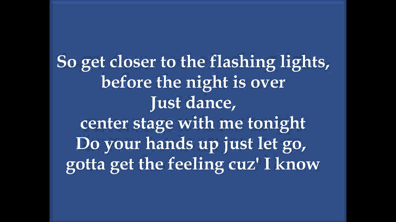 Lights Go Out (The Wildchild & The Wallflower) - (Dance Moms) - Lyrics