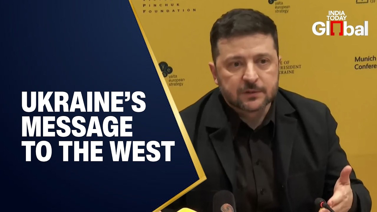 LIVE: Zelenskyy Addresses Press in Munich | Security Talks & Ukraine War Update