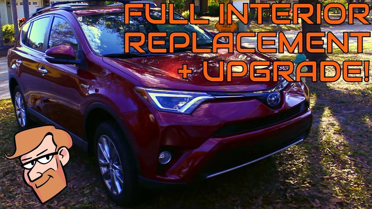 Замена освещения салона Toyota RAV4 (2014-2018) (подсветка карты, зеркала, плафона и багажного от...