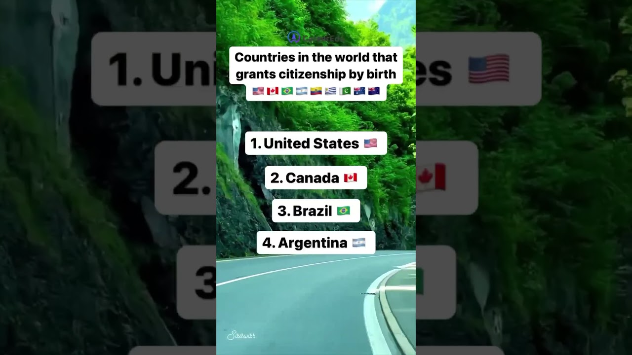 Countries that grant citizenship by Birth in 2023