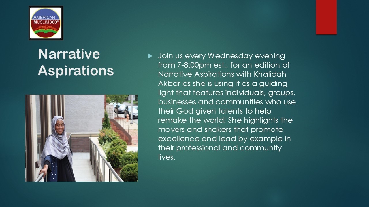 3/11/2026  Narrative Aspirations - Host Khalidah Akbar