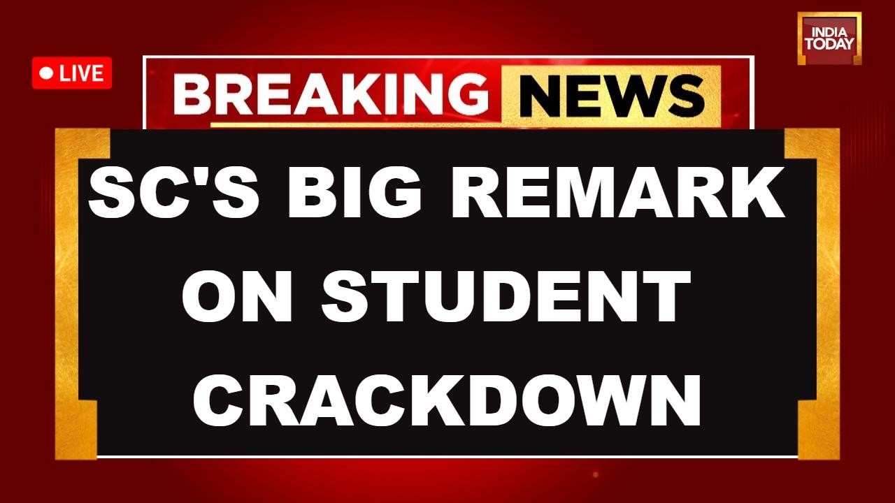 LIVE: Supreme Court's Big Remark On Student Protest Crackdown | 'Can't Lathicharge Just Because...'