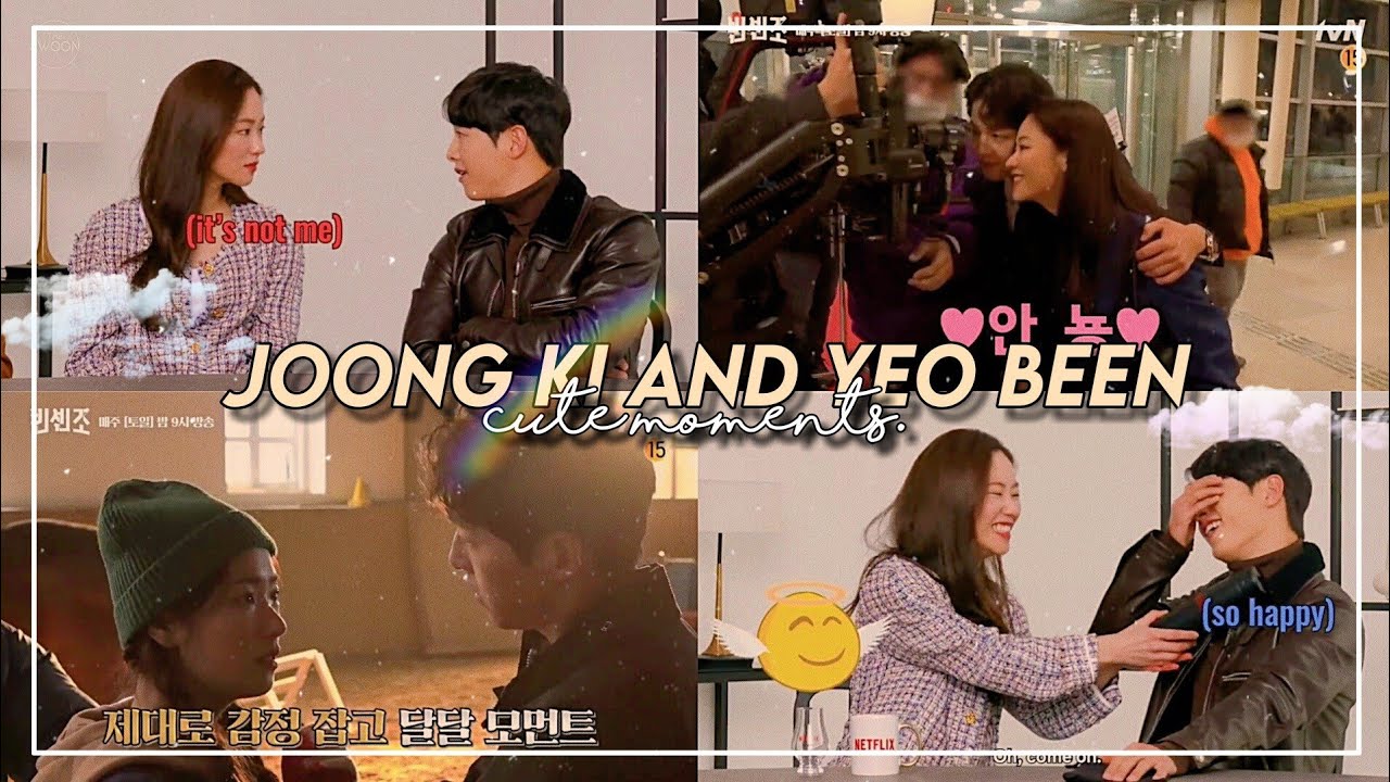 joong ki & yeo been - cute moments part1♡ (vincenzo)