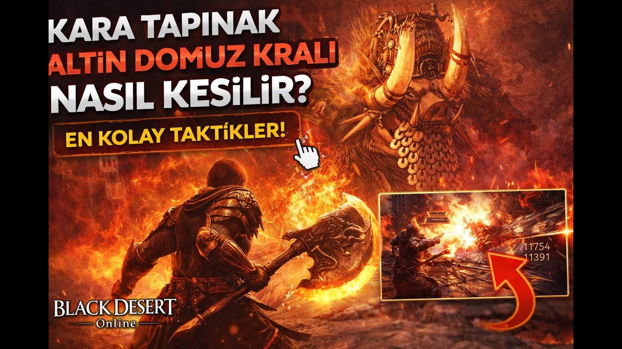 Altın Domuz Kralı Kara Tapınak Rehberi | Facia Lv.10 Nasıl Kesilir? – Black Desert Online
