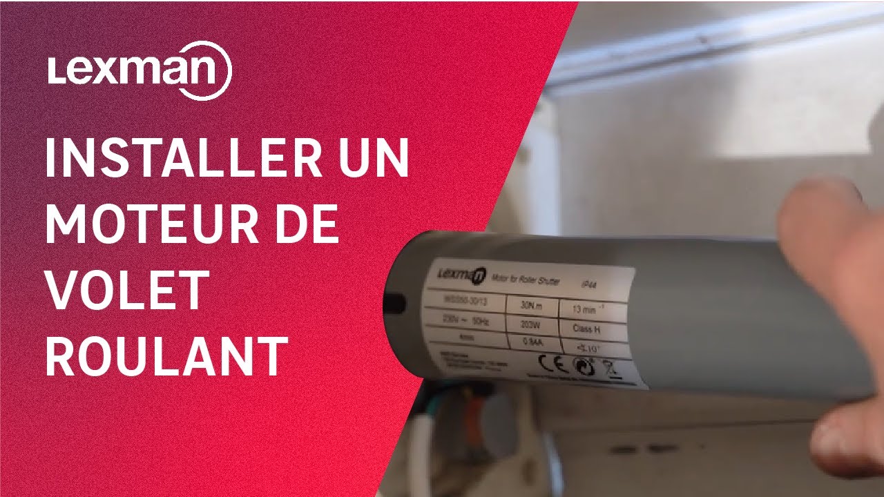 Comment installer un moteur de volet roulant ?
