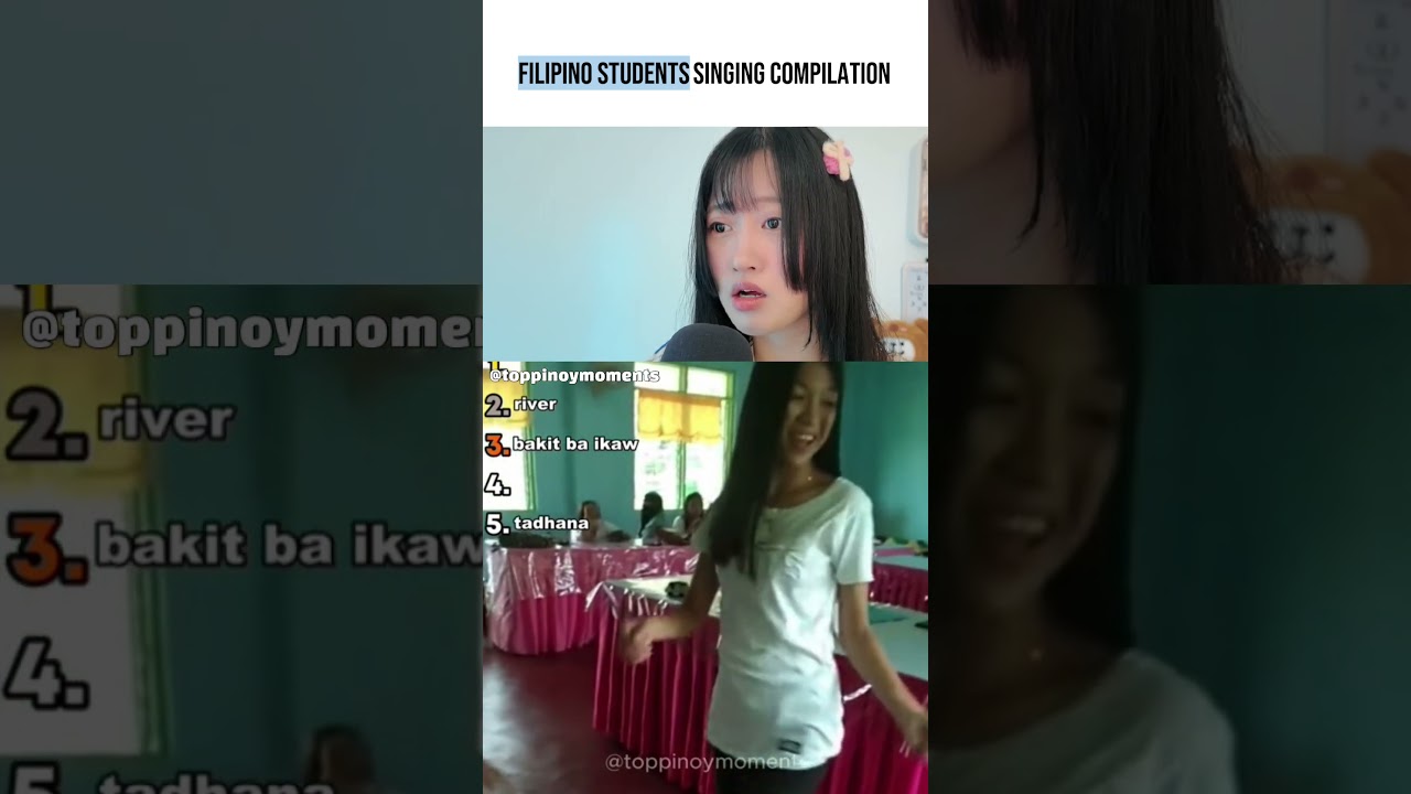 Filipino Students Singing Normally in School