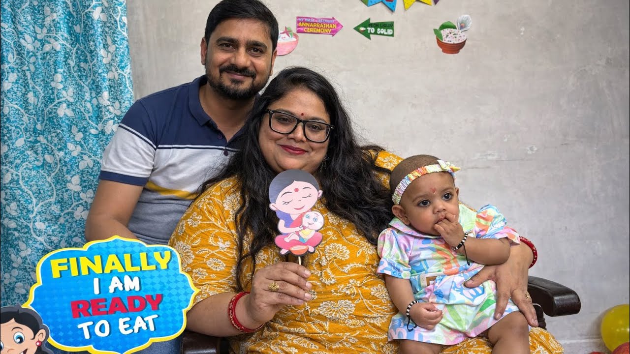 Our baby girl’s Annaprashan ceremony 