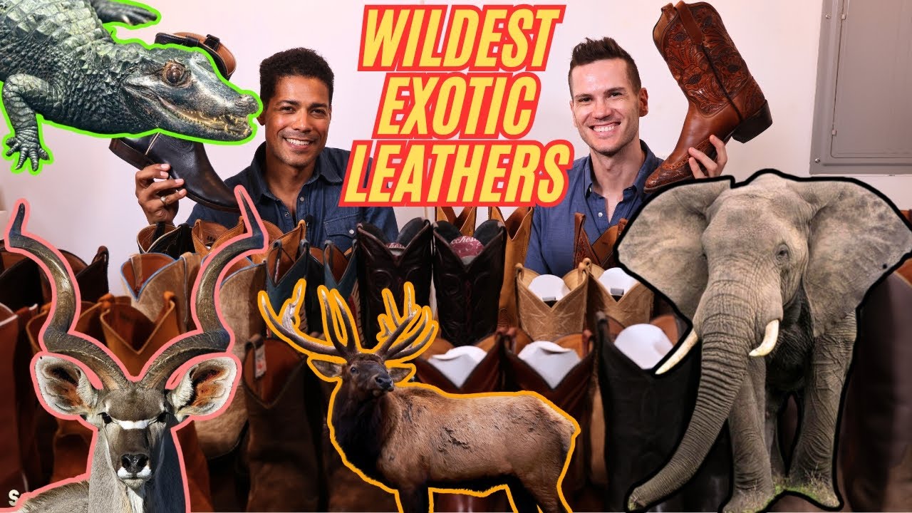The Weirdest Exotic Leathers From a Cowboy Boot Collector