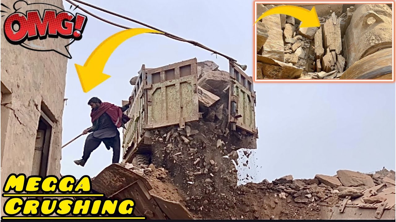 👹Top BiG Rock  Crusher Machine:A Giant in Action”Big Rocks Crushing:A Powerful Process”#dangerous💥