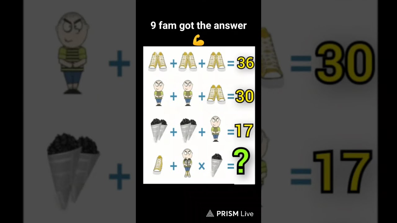 0.1 % Can Solve This IQ Test😎       #MathisPuzzle #IQTest #BrainTeaser #LogicPuzzl