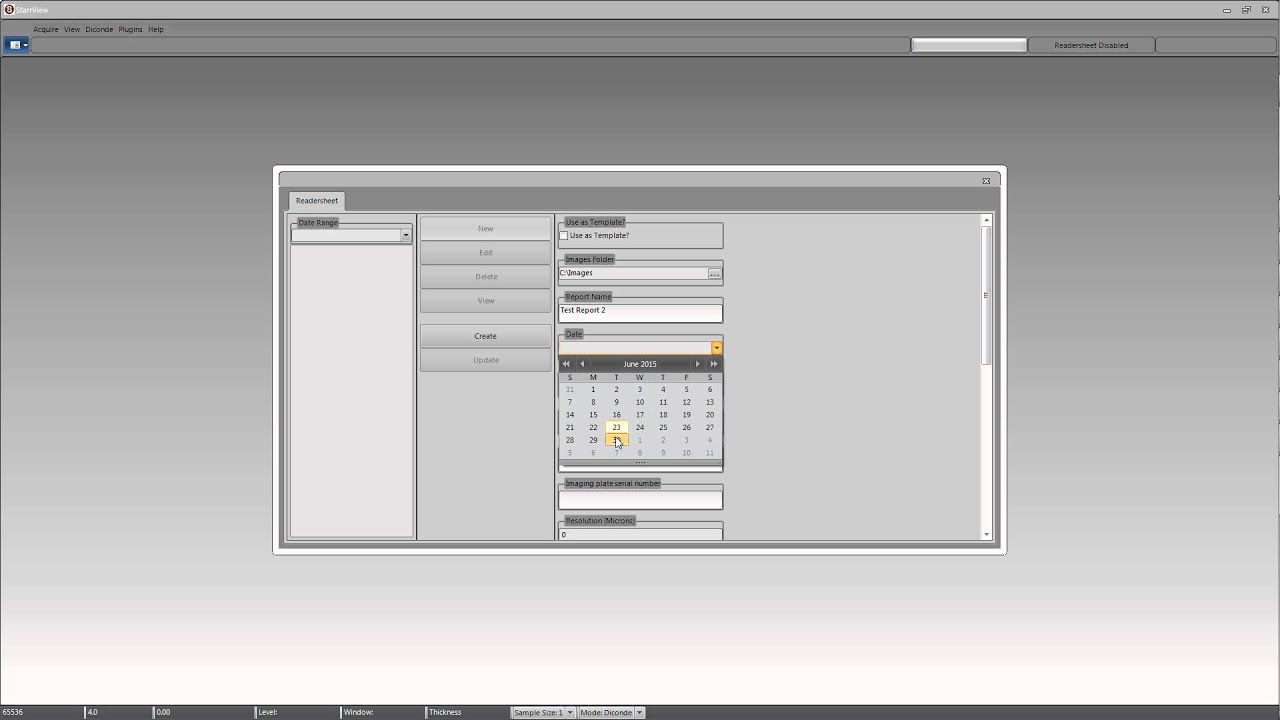 Create a DICONDE Template