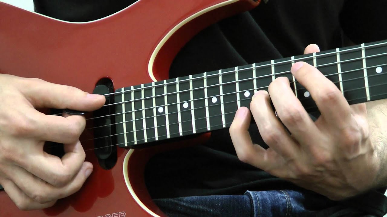 Guitar Lesson:  Fret hand exercise and warmup
