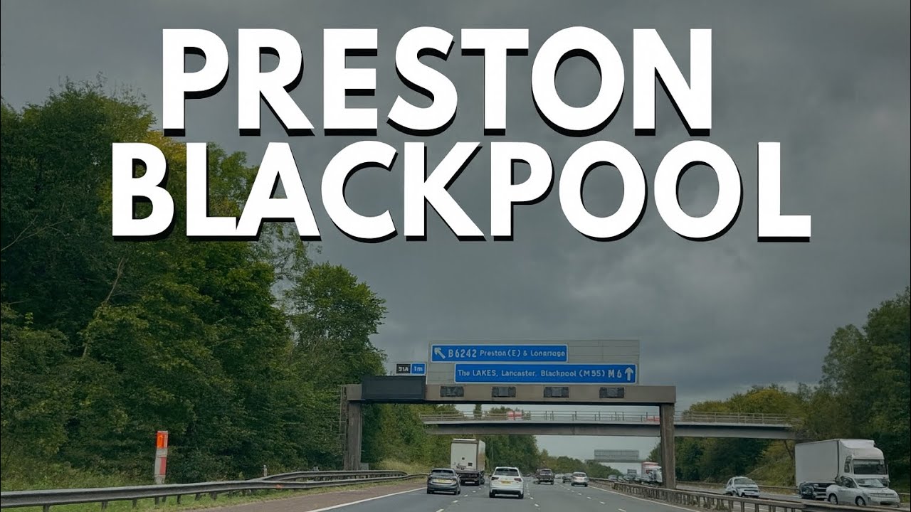 Preston to Blackpool Road Trip | UK Travel Vlog 🚗✨