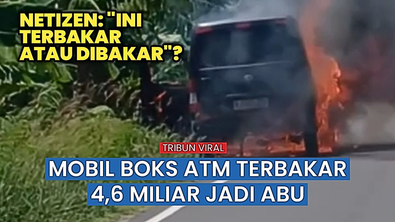 Mobil Bawa Uang Rp4 Miliar Terbakar! Seluruh Isi Hangus di Polewali Mandar!