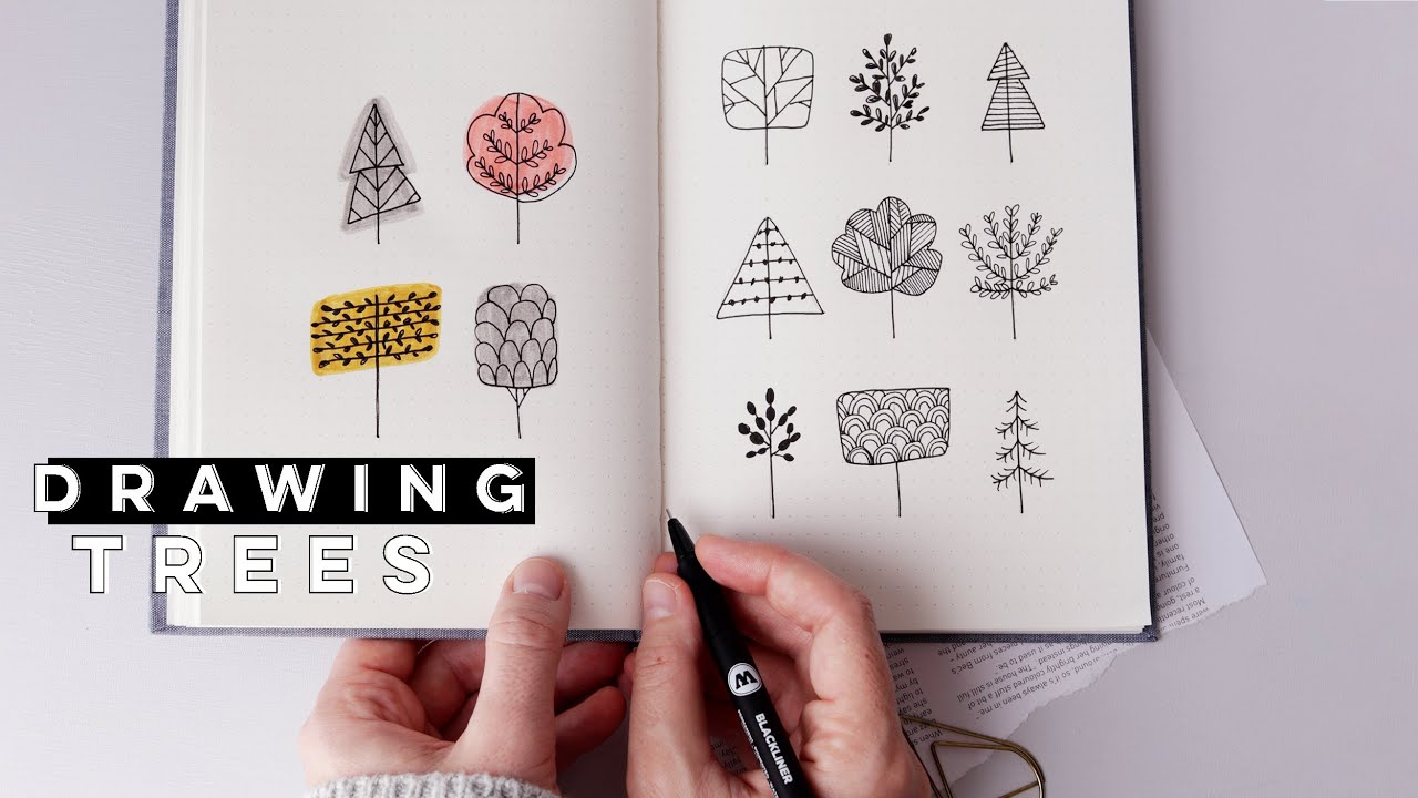 How To Draw Trees | Creative Tree Doodles