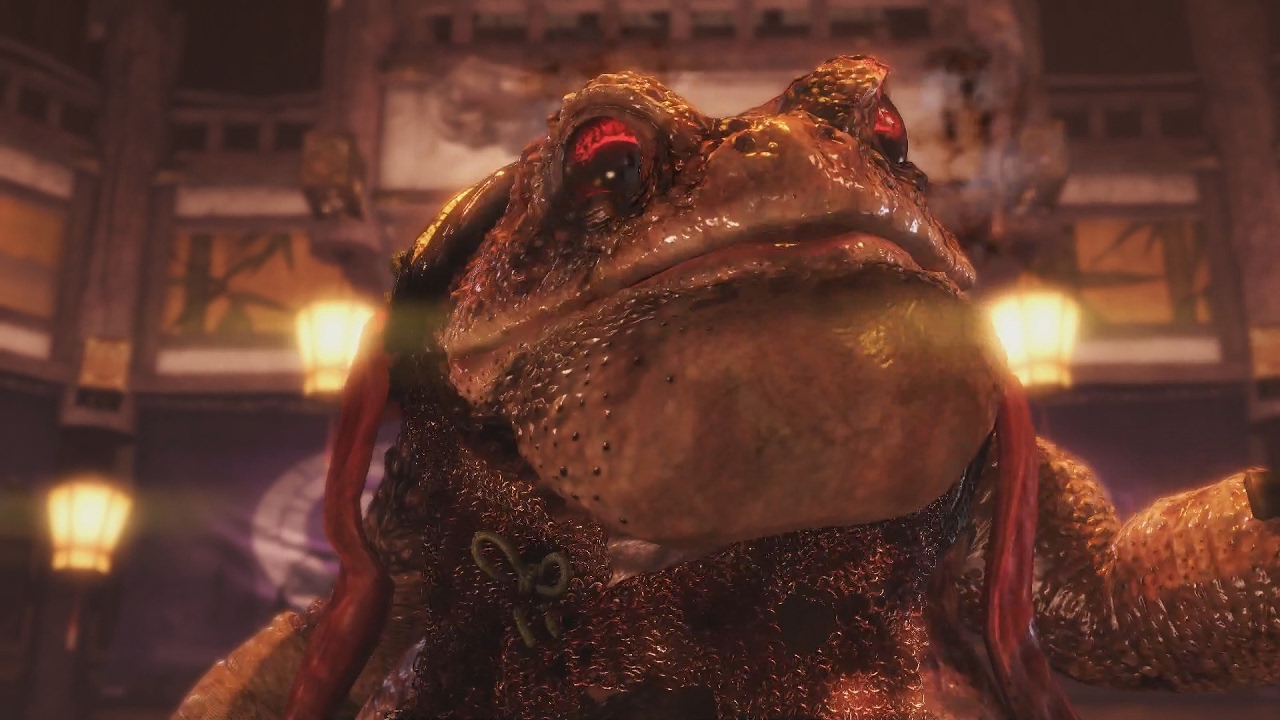 Nioh Giant Toad Boss Fight (PS4 Pro)