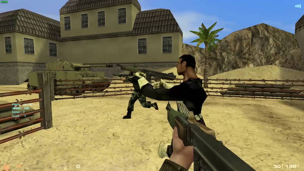 Sven-Coop 4.8 Gameplay - Afrika Korps 1