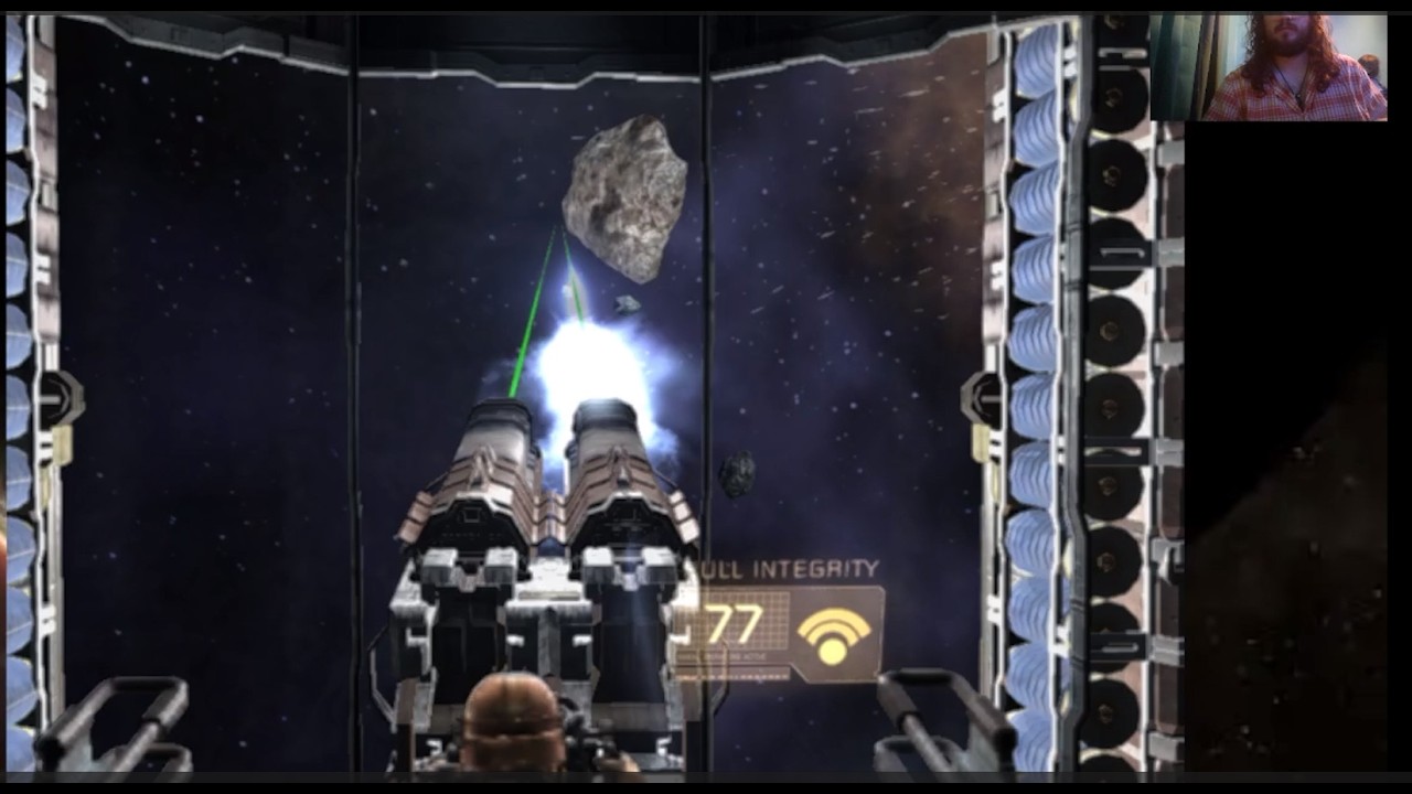 Deadspace episode 5. I win at asteroids and a Mad Scientist tries to kill me