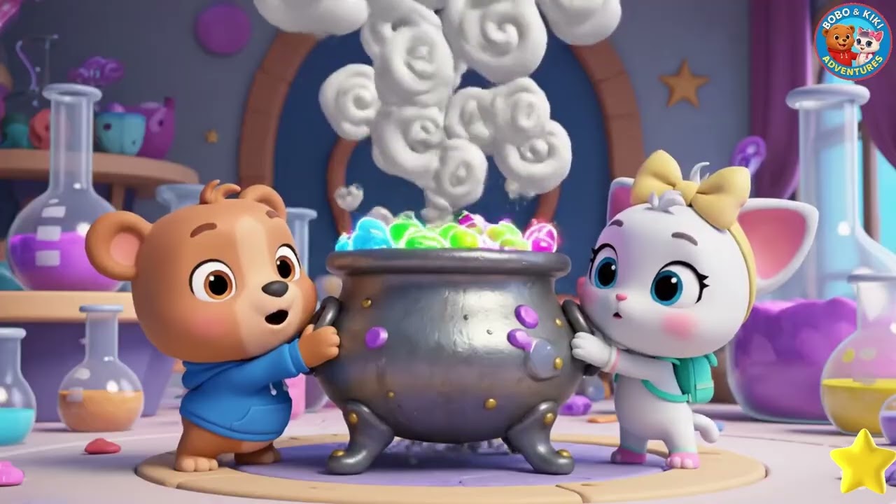 Norwegian | Bobo og Kiki: Magisk Skoleeventyr | Bobo Kiki Magical School Adventure | Kids Song