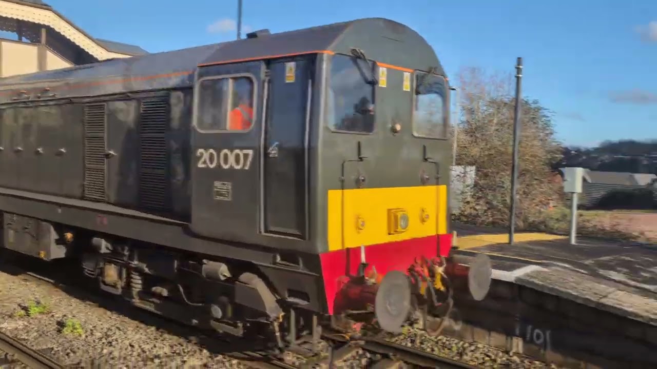 RailAdventure Class 20's no's: 20007 + 398019 +  20205  @ Chepstow (6Q38) 16/01/2026.