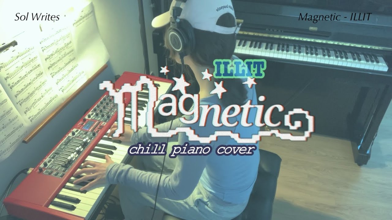ILLIT - Magnetic | chill piano