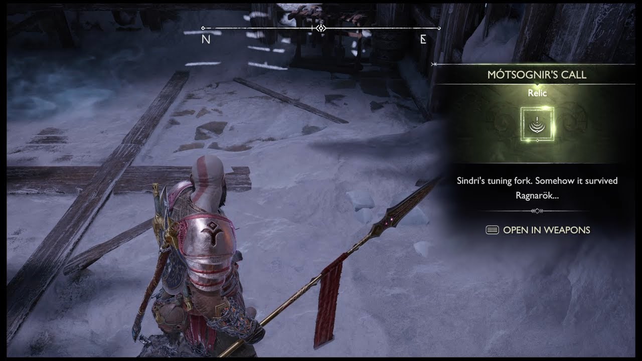 How To Get Relic MOTSOGNIR'S CALL  - God Of War Ragnarok